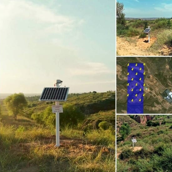 A collage shows SmartSolo nodes with solar panels for seismic activity monitoring and a map of node deployment.